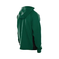 Men's New Era  Green York Jets Combine Authentic Raglan Scuba Full-Zip Hoodie