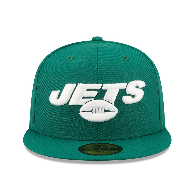 Casquette ajustée 59FIFTY New Era York Jets Elemental pour hommes, verte