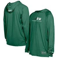 Sweat à capuche fonctionnel New Era vert York Jets pour homme