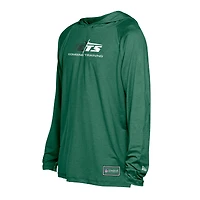 Sweat à capuche fonctionnel New Era vert York Jets pour homme