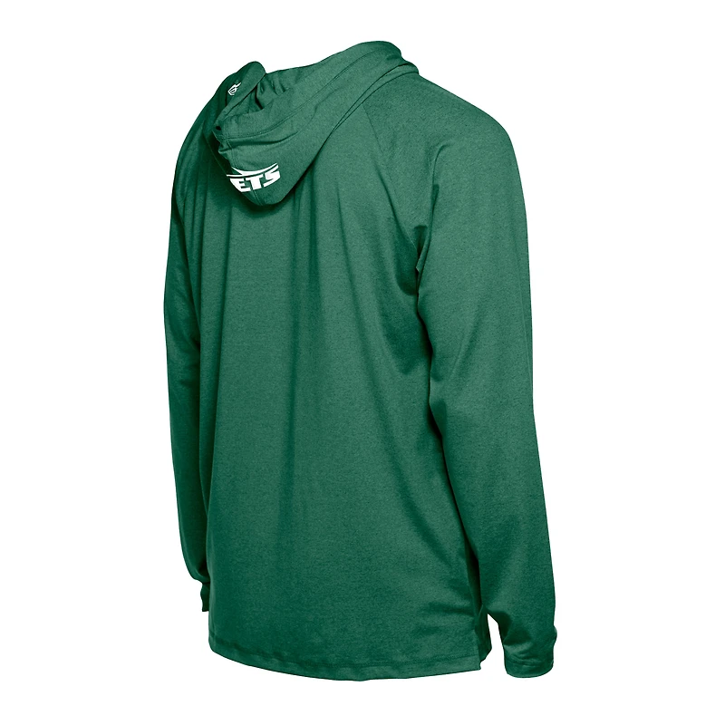 Sweat à capuche fonctionnel New Era vert York Jets pour homme