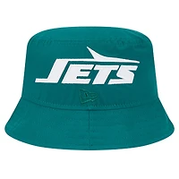 Chapeau bob New Era vert York Jets pour homme