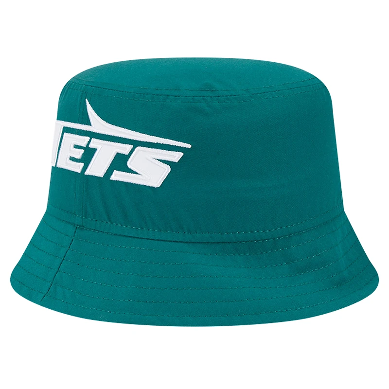 Chapeau bob New Era vert York Jets pour homme