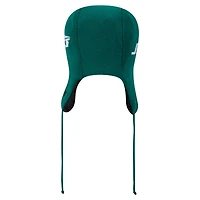 Bonnet en tricot New Era vert New York Jets Helmet Head Trapper pour homme