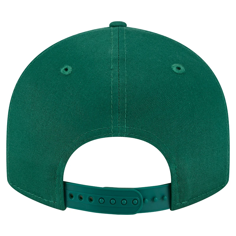 Casquette snapback 9FIFTY basse New Era verte des New York Jets pour homme