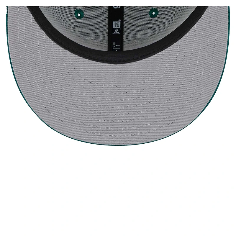 Casquette Snapback 9FIFTY New Era New York Jets Main Script verte pour homme