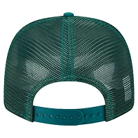 Casquette camionneur 9SEVENTY extensible à boutons-pression New Era verte des New York Jets pour homme