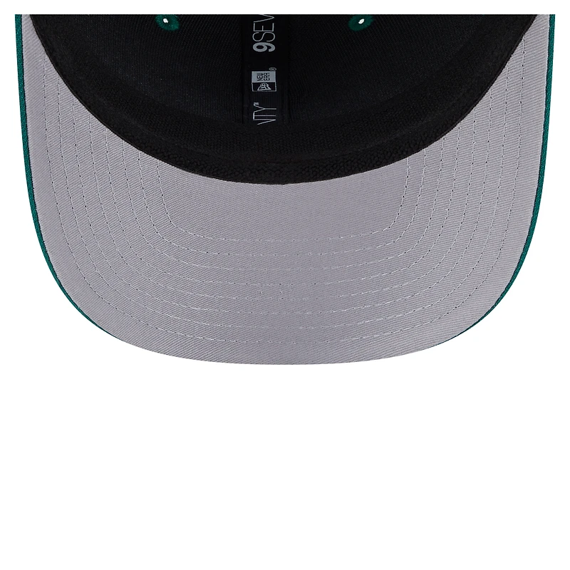 Casquette camionneur 9SEVENTY extensible à boutons-pression New Era verte des New York Jets pour homme