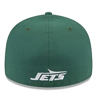 Casquette ajustée 59FIFTY New Era York Jets Omaha Low Profile pour hommes, verte