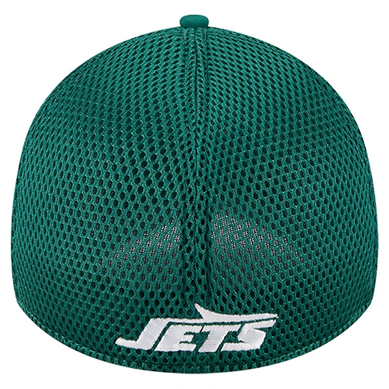 Men's New Era  Green York Jets Outline 39THIRTY Flex Hat