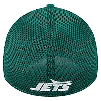 Men's New Era  Green York Jets Outline 39THIRTY Flex Hat