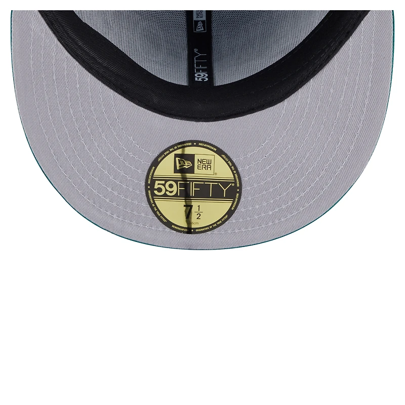 Men's New Era Green York Jets  Oversized 59FIFTY Fitted Hat