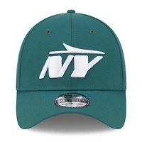 Casquette New Era verte Standard 39THIRTY Flex des York Jets pour homme