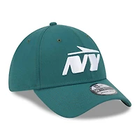 Casquette New Era verte Standard 39THIRTY Flex des York Jets pour homme
