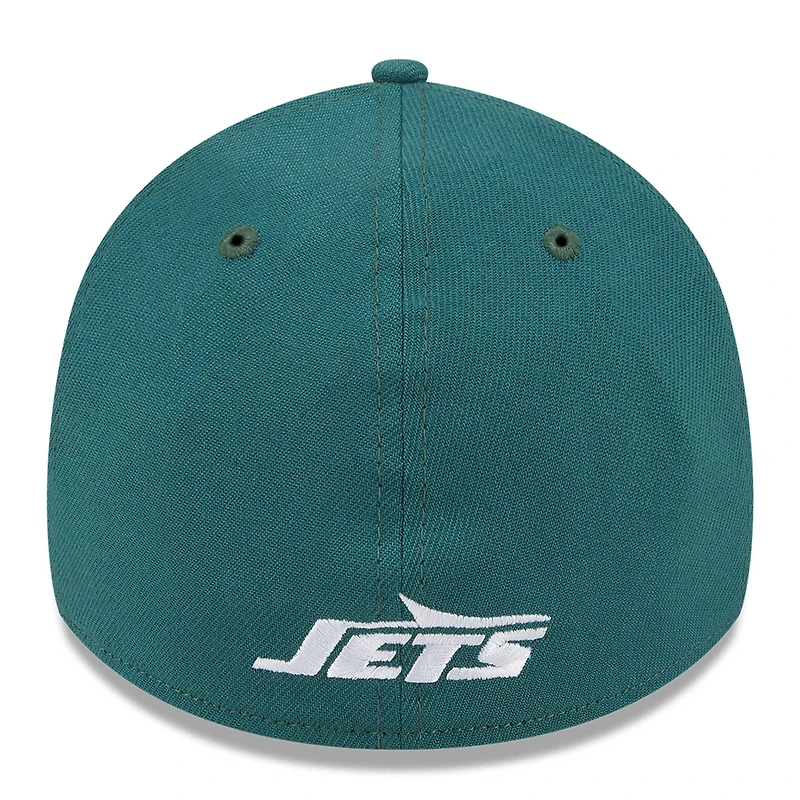 Casquette New Era verte Standard 39THIRTY Flex des York Jets pour homme
