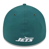 Casquette New Era verte Standard 39THIRTY Flex des York Jets pour homme