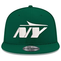 Casquette Snapback 9FIFTY Standard New York Jets New Era verte pour hommes