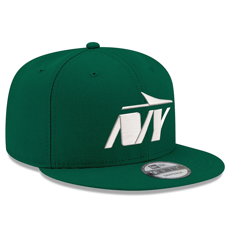 Casquette Snapback 9FIFTY Standard New York Jets New Era verte pour hommes