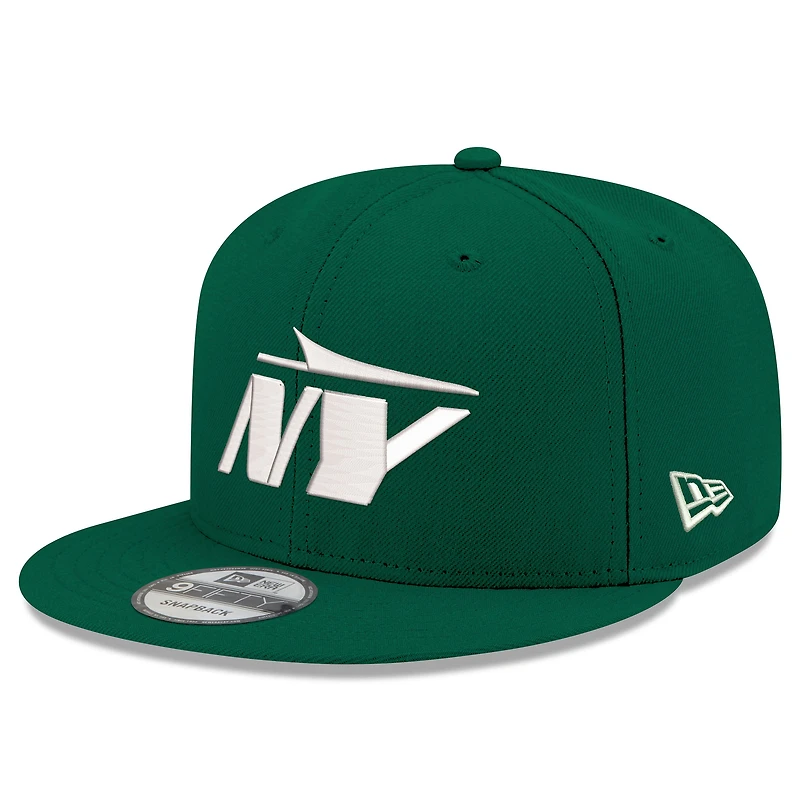 Casquette Snapback 9FIFTY Standard New York Jets New Era verte pour hommes