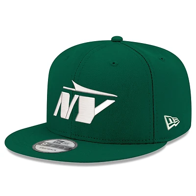 Casquette Snapback 9FIFTY Standard New York Jets New Era verte pour hommes