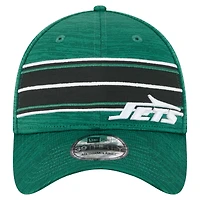 Men's New Era  Green York Jets Stripes 39THIRTY Flex Hat