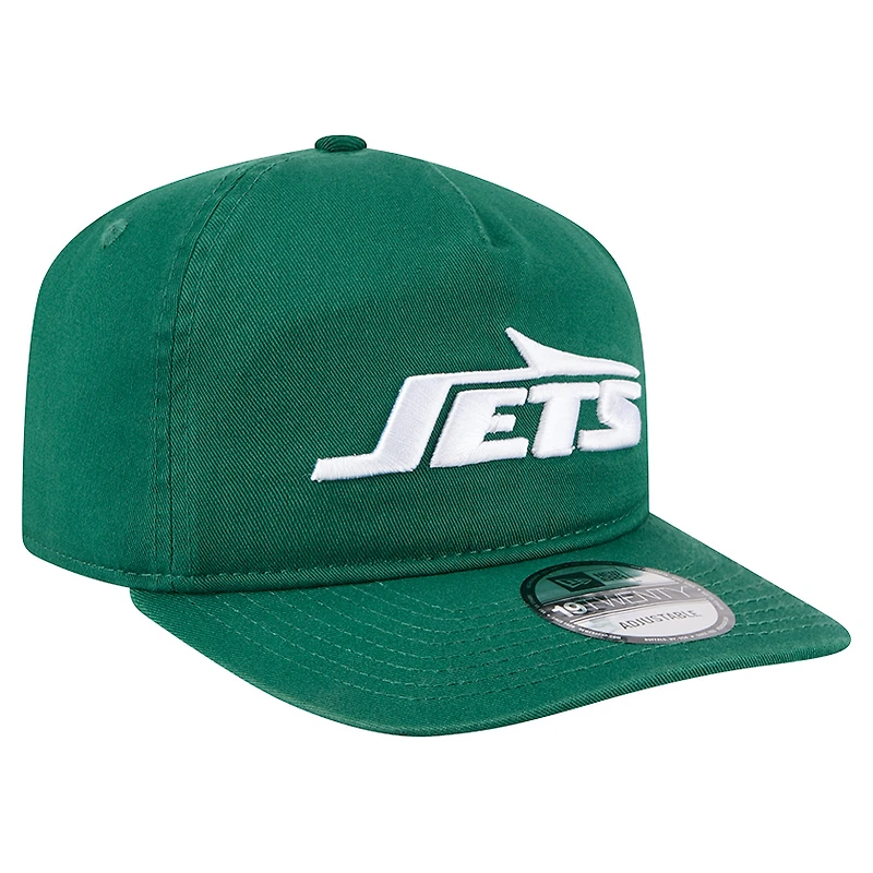 Casquette ajustable New Era verte New York Jets Team 19TWENTY pour homme