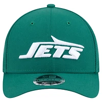 Casquette ajustable New Era 9FORTY M-Crown verte pour homme, collection Team Jets, New York