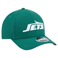 Casquette ajustable New Era 9FORTY M-Crown verte pour homme, collection Team Jets, New York