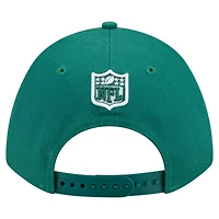 Casquette ajustable New Era 9FORTY M-Crown verte pour homme, collection Team Jets, New York