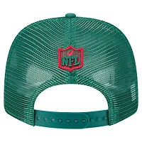 Casquette ajustable extensible à boutons-pression New Era verte New York Jets Team Collection 9SEVENTY pour homme