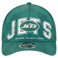 Men's New Era Green New York Jets Tie Dye Fade 9Forty M-Crown A-Frame Adjustable Hat
