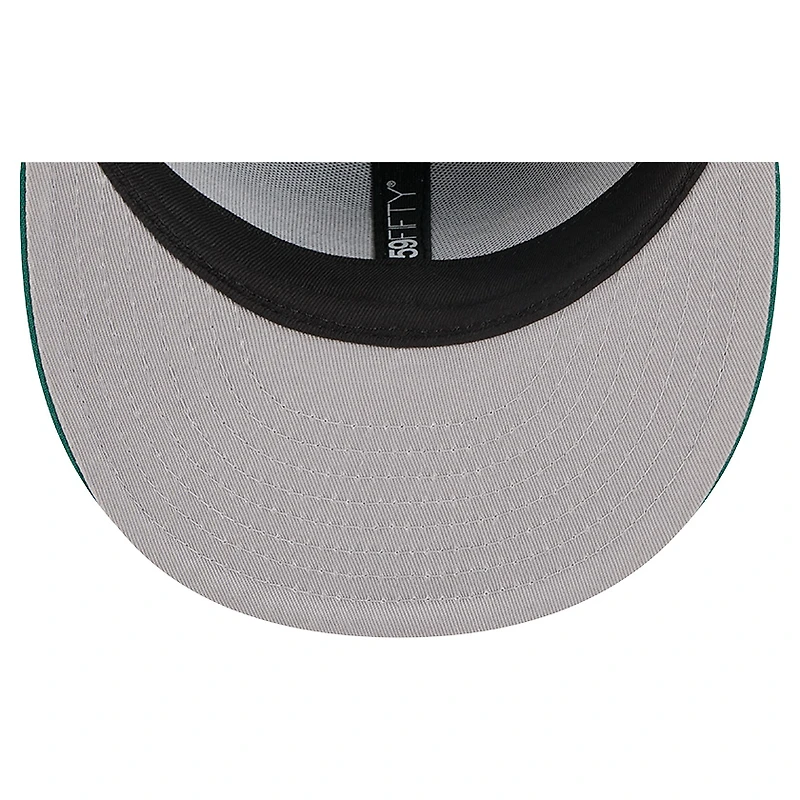 Casquette ajustée New Era 59FIFTY verte des York Jets pour homme