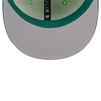 Men's New Era Light Green New York Jets Leafy 9FIFTY Snapback Hat