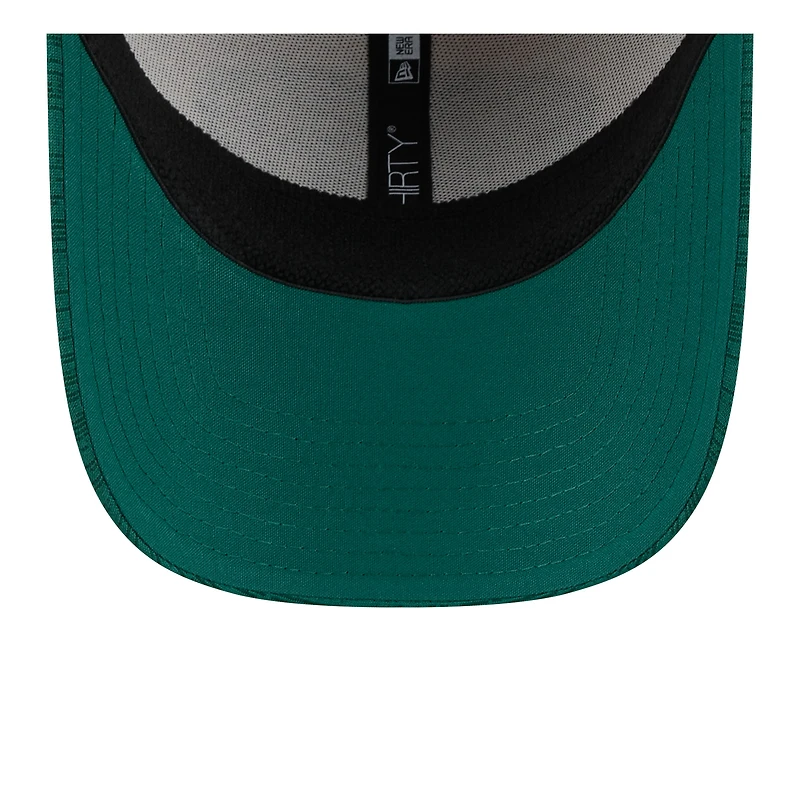 Men's New Era Stone/Green York Jets 2024 Sideline Historic 39THIRTY Flex Hat