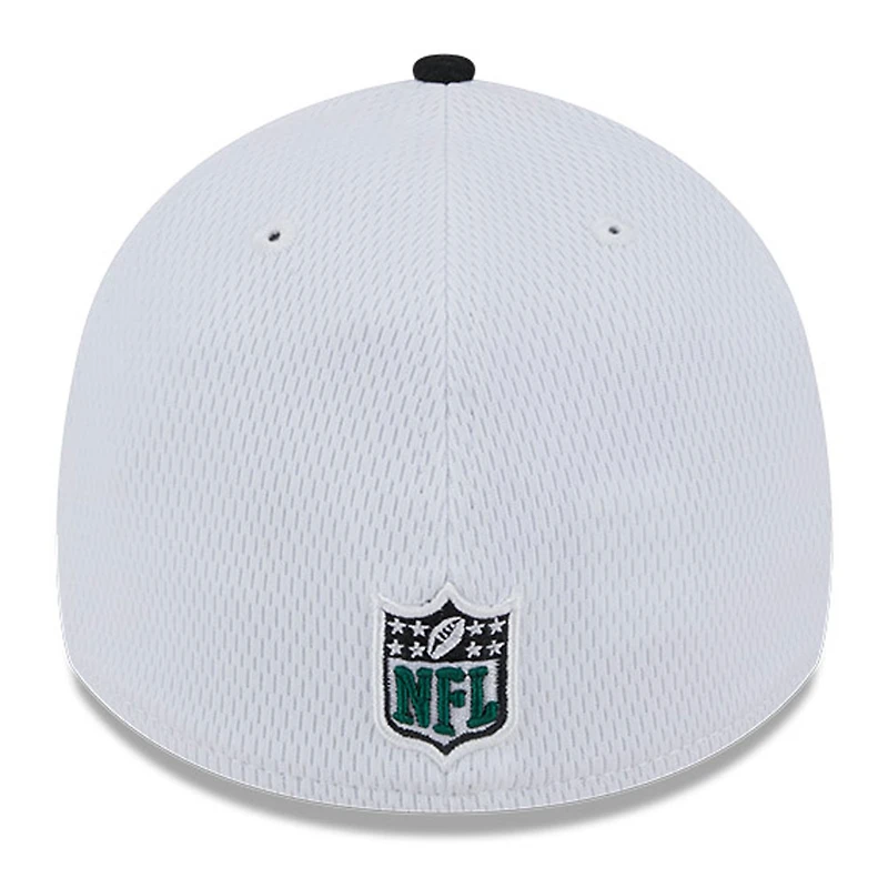 Men's New Era  White/Black York Jets 2023 Sideline 39THIRTY Flex Hat