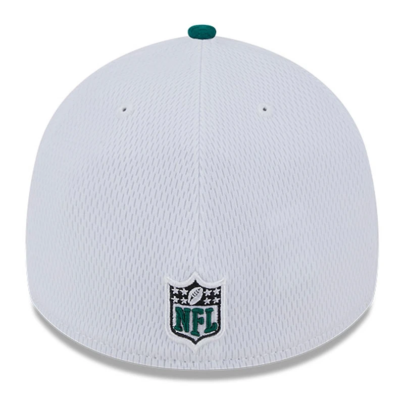 Men's New Era  White/Green York Jets 2023 Sideline 39THIRTY Flex Hat