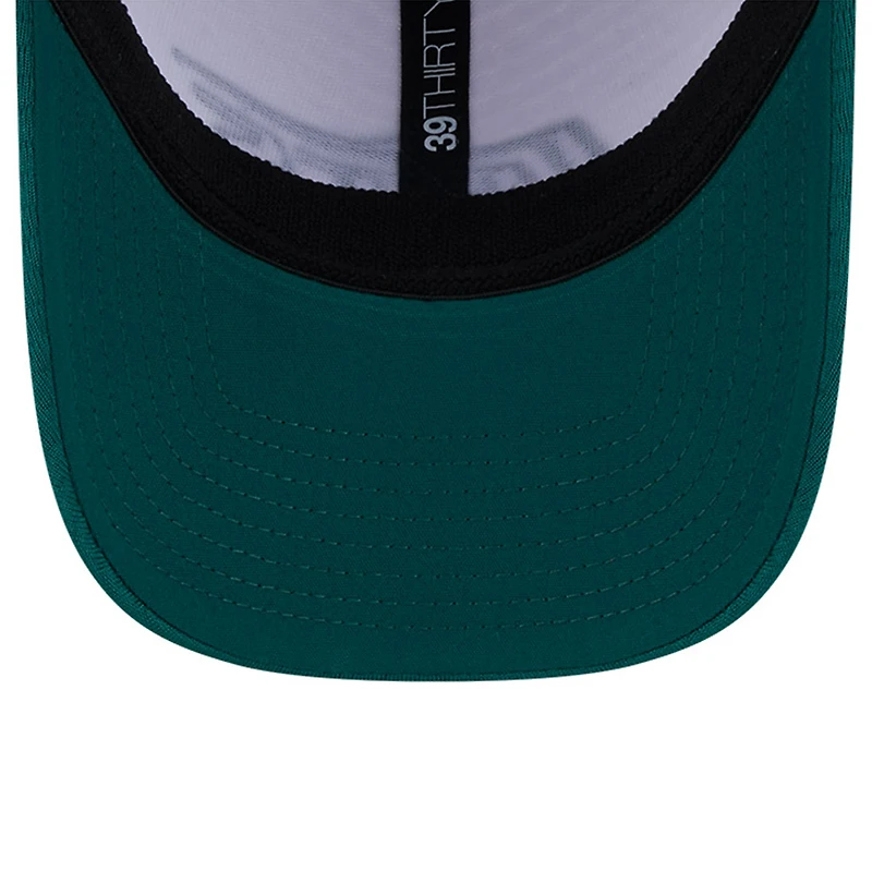 Casquette flexible 39THIRTY New Era pour hommes, blanc/vert, York Jets 2024 NFL Training Camp