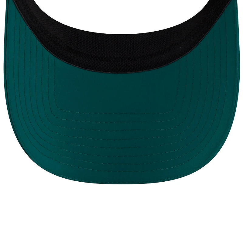 Visière ajustable New Era blanche/verte pour homme, camp d'entraînement NFL 2025 des New York Jets