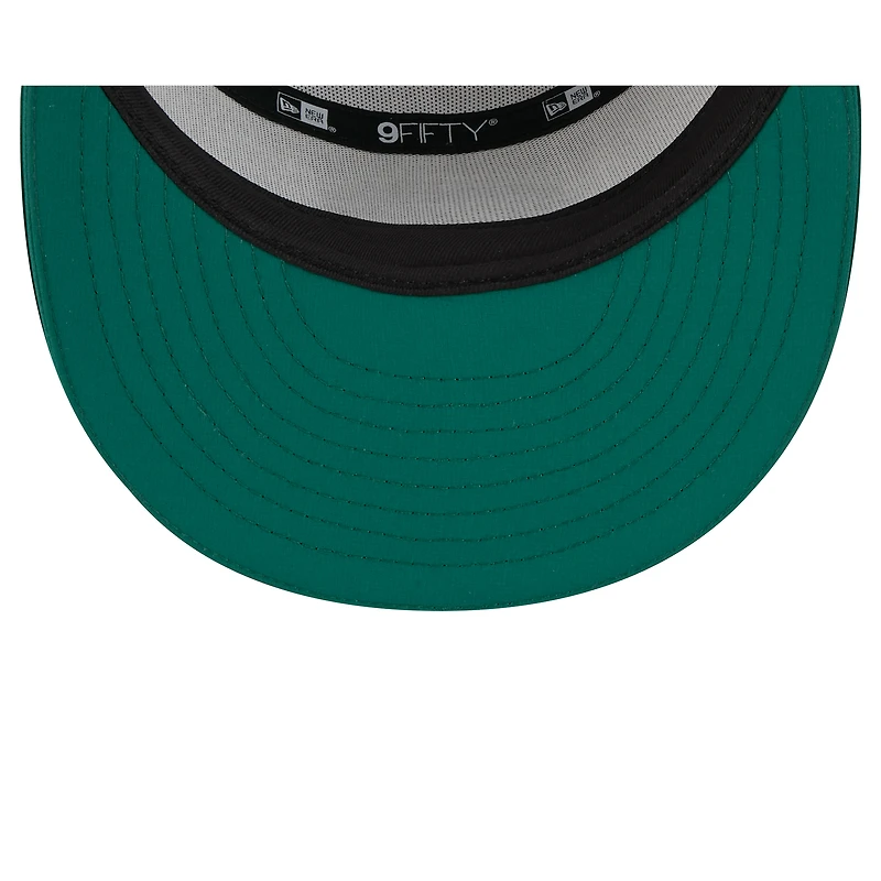 Men's New Era  White/Green New York Jets 2025 NFL Training Camp Split Panel 9FIFTY Snapback Hat