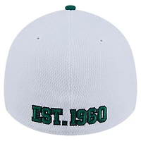 Casquette New Era 39THIRTY Flex blanche/verte pour homme des York Jets Dashmark Rays