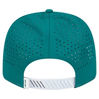 Men's New Era  White/Green New York Jets Established Patch 9SEVENTY Adjustable Hat