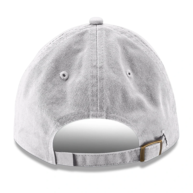 Casquette ajustable classique décontractée New Era New York Jets pour hommes, blanche