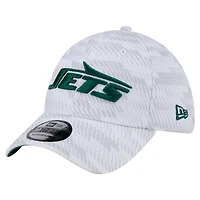 Casquette New Era blanche York Jets Gameday Graded 39THIRTY Flex pour homme