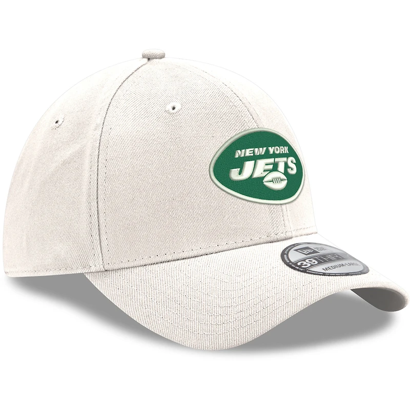Casquette Flex New York Jets Iced II 39THIRTY Era pour homme, blanche