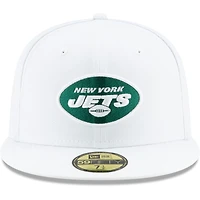 Casquette ajustée New York Jets Omaha 59FIFTY pour homme Era blanche