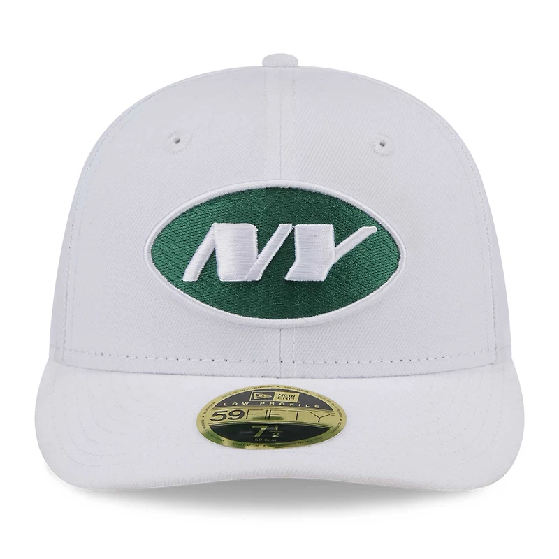Casquette ajustée 59FIFTY New Era York Jets Omaha Low Profile pour hommes