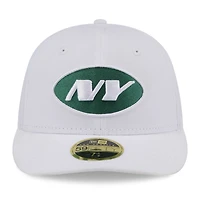 Casquette ajustée 59FIFTY New Era York Jets Omaha Low Profile pour hommes