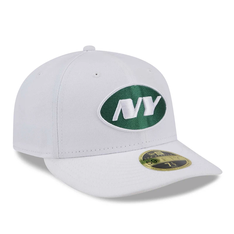 Casquette ajustée 59FIFTY New Era York Jets Omaha Low Profile pour hommes
