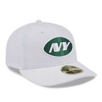 Casquette ajustée 59FIFTY New Era York Jets Omaha Low Profile pour hommes