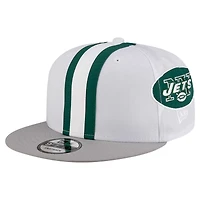 Men's New Era Green York Jets  Helmet 9FIFTY Snapback Hat